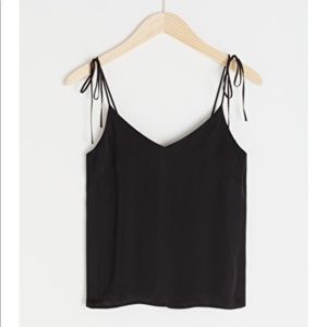 Elegant Black Spaghetti Strap Top